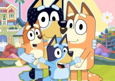 Детска торта Блуи Bluey за детски рожден ден в Парти ленд София детски парти център