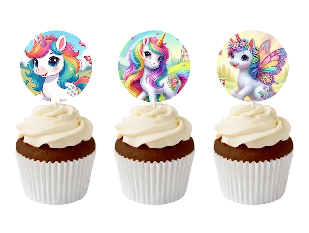 dekorirani-mafini-ednorog-unicorn-detsko- parti-s- ednorog-kids-party-unicorn декорирани мъфини на тема еднорог за детски рожден ден в София
