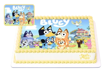 Детска торта на тема Блуи – Bluey