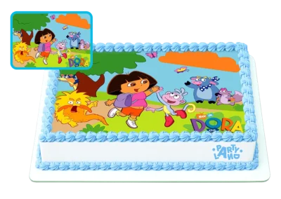 Детска торта на тема Дора Изследователката – Dora the Explorer
