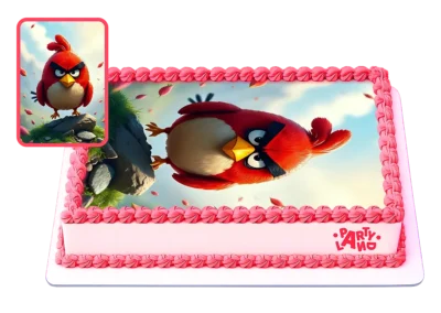 Детска торта на тема Енгри Бърдс – Angry Birds
