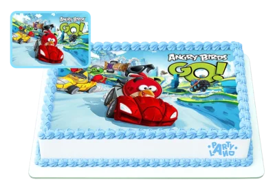 Детска торта на тема Енгри Бърдс – Angry Birds