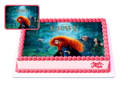 Детска торта на тема Храбро сърце с Мерида – Brave – Merida