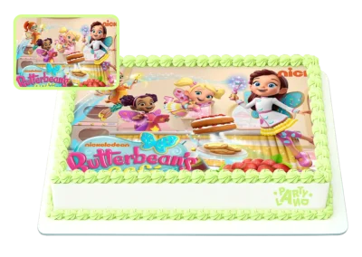 Детска торта на тема Кафенето на Масленка – Butterbean’s Café