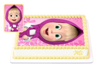 Детска торта на тема Маша и Мечока – Masha and the Bear