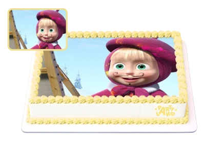 Детска торта на тема Маша и Мечока – Masha and the Bear
