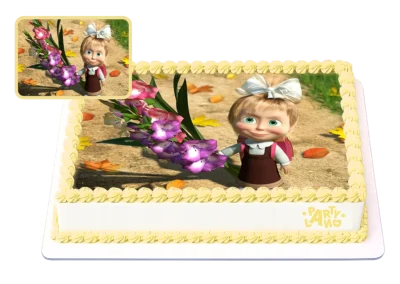 Детска торта на тема Маша и Мечока – Masha and the Bear