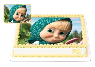 Детска торта на тема Маша и Мечока – Masha and the Bear