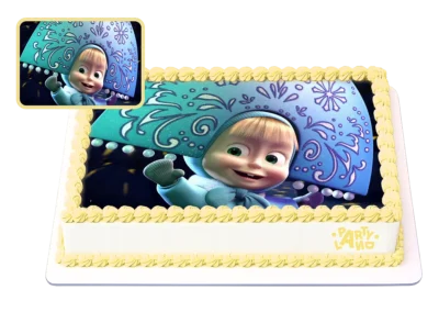 Детска торта на тема Маша и Мечока – Masha and the Bear