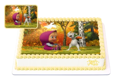 Детска торта на тема Маша и Мечока – Masha and the Bear