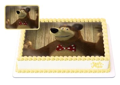 Детска торта на тема Маша и Мечока – Masha and the Bear