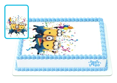 Детска торта на тема Миньон и Миньони – Аз, проклетникът – Minions – Despicable Me