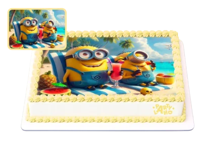 Детска торта на тема Миньон и Миньони – Аз, проклетникът – Minions – Despicable Me