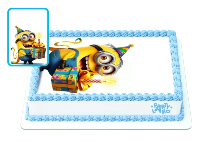 Детска торта на тема Миньон и Миньони – Аз, проклетникът – Minions – Despicable Me