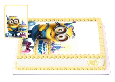 Детска торта на тема Миньон и Миньони – Аз, проклетникът – Minions – Despicable Me