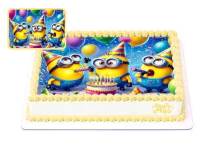 Детска торта на тема Миньон и Миньони – Аз, проклетникът – Minions – Despicable Me