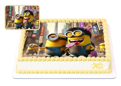 Детска торта на тема Миньон и Миньони – Аз, проклетникът – Minions – Despicable Me