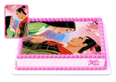 Детска торта на тема Мулан – Mulan