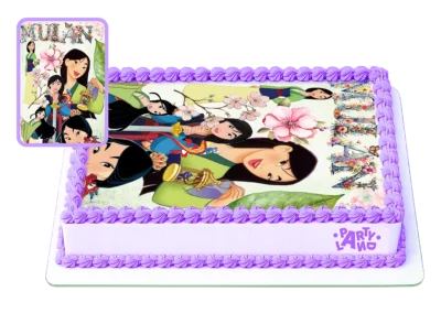 Детска торта на тема Мулан – Mulan