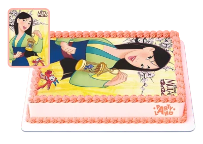 Детска торта на тема Мулан – Mulan