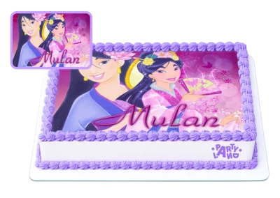 Детска торта на тема Мулан – Mulan