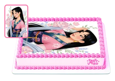 Детска торта на тема Мулан – Mulan