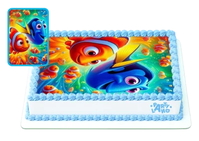 Детска торта на тема Немо – Търсенето на Немо – Finding Nemo
