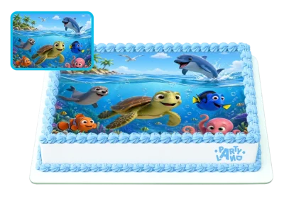 Детска торта на тема Немо – Търсенето на Немо – Finding Nemo