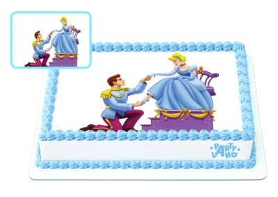 Детска торта на тема Пепеляшка – Cinderella