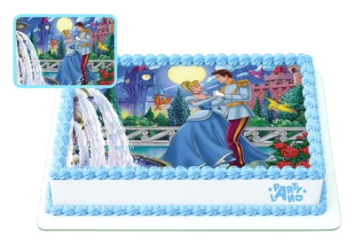 Детска торта на тема Пепеляшка – Cinderella
