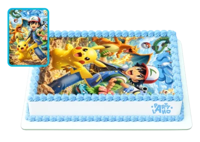 Детска торта на тема Покемон – Pokémon с Пикачу – Pikachu
