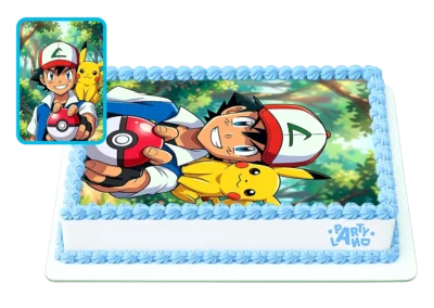Детска торта на тема Покемон – Pokémon с Пикачу – Pikachu