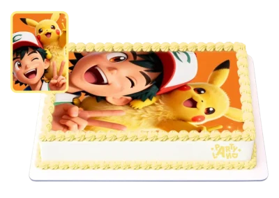 Детска торта на тема Покемон – Pokémon с Пикачу – Pikachu