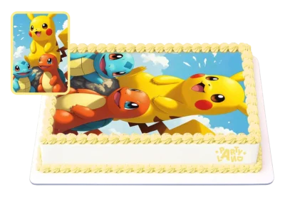 Детска торта на тема Покемон – Pokémon с Пикачу – Pikachu