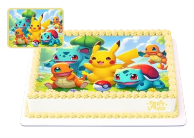 Детска торта на тема Покемон – Pokémon с Пикачу – Pikachu