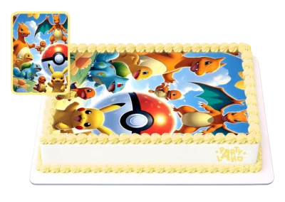 Детска торта на тема Покемон – Pokémon с Пикачу – Pikachu