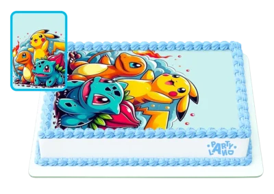 Детска торта на тема Покемон – Pokémon с Пикачу – Pikachu