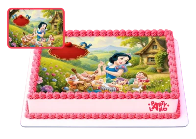 Детска торта на тема Принцеса Снежанка – Snow White