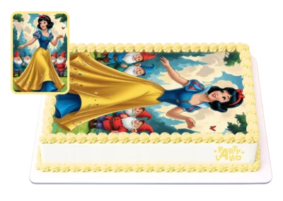 Детска торта на тема Принцеса Снежанка – Snow White