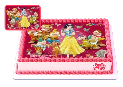 Детска торта на тема Принцеса Снежанка – Snow White