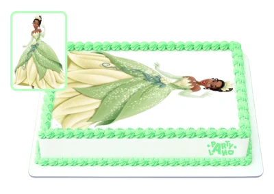 Детска торта на тема Принцесата и жабокът – The Princess and the Frog