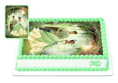 Детска торта на тема Принцесата и жабокът – The Princess and the Frog