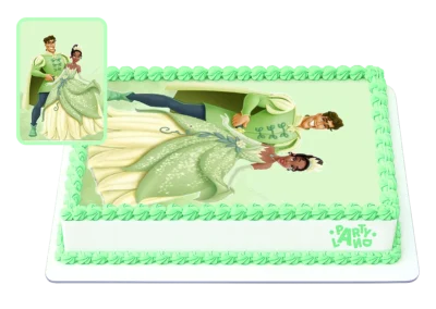 Детска торта на тема Принцесата и жабокът – The Princess and the Frog