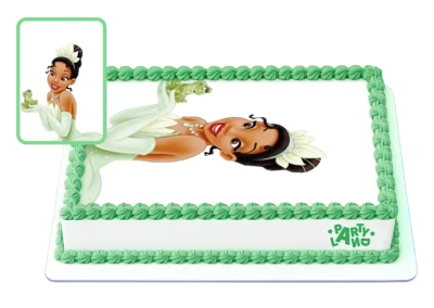 Детска торта на тема Принцесата и жабокът – The Princess and the Frog