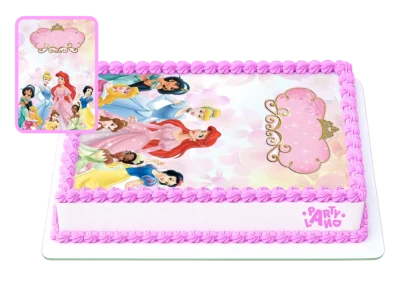 Детска торта на тема Принцесите на Дисни – Disney Princesses