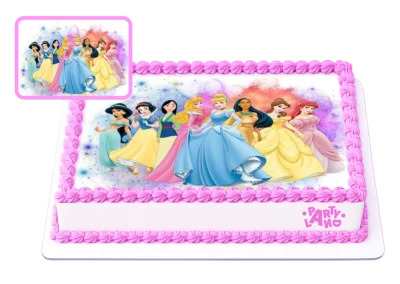 Детска торта на тема Принцесите на Дисни – Disney Princesses