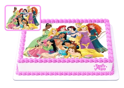 Детска торта на тема Принцесите на Дисни – Disney Princesses