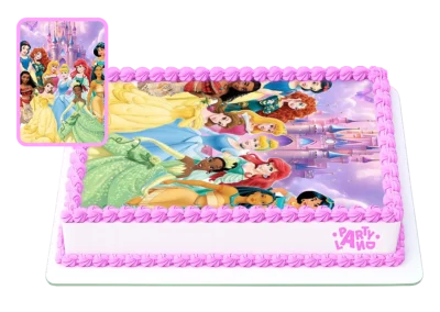 Детска торта на тема Принцесите на Дисни – Disney Princesses