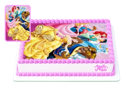Детска торта на тема Принцесите на Дисни – Disney Princesses