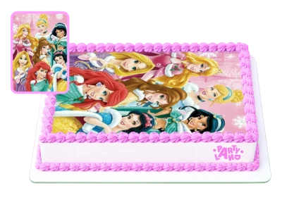 Детска торта на тема Принцесите на Дисни – Disney Princesses